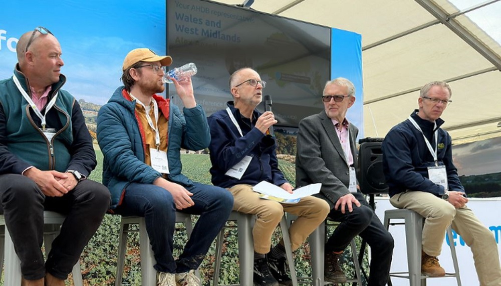 Participants in the sustainable varieties debate at Cereals 2024